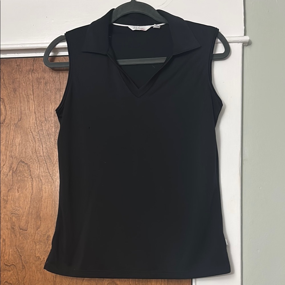 Lady Hagen Black Sleeveless Blouse